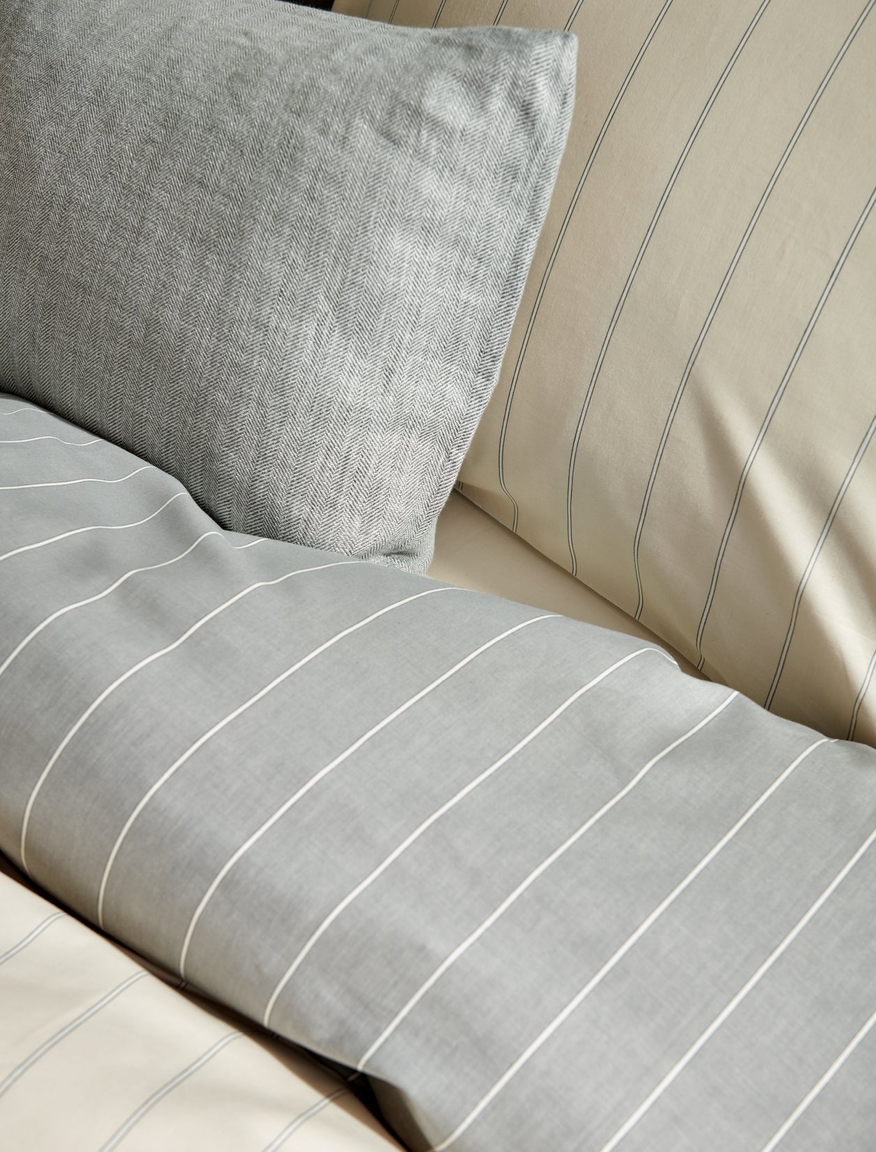 HOME PUGLIA percale | cream tan