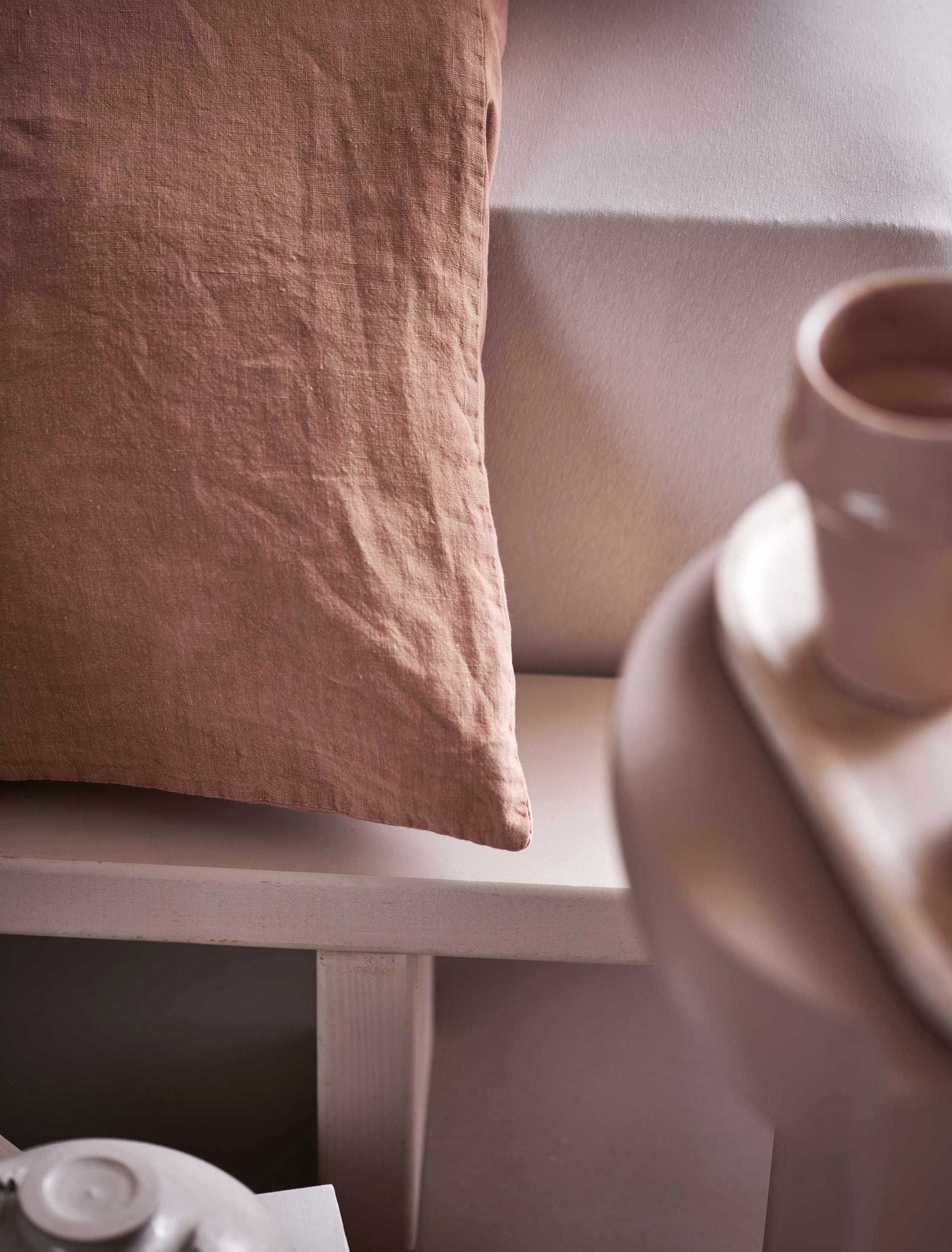 HOME TRENTO dekbedovertrekset | rusty brown