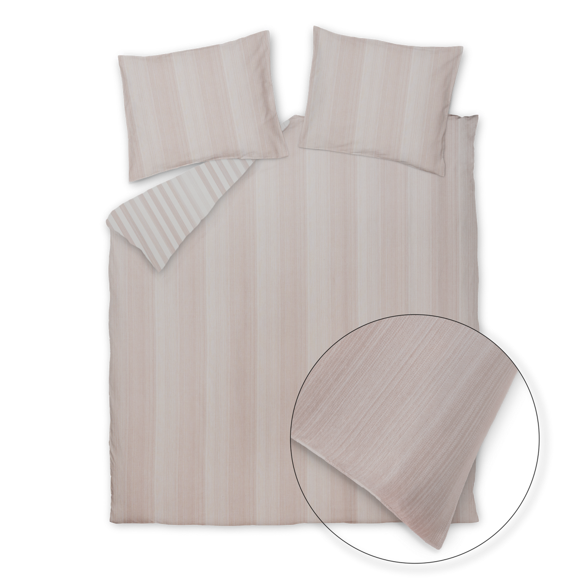 HOME BRENTA dekbedovertrekset | blush