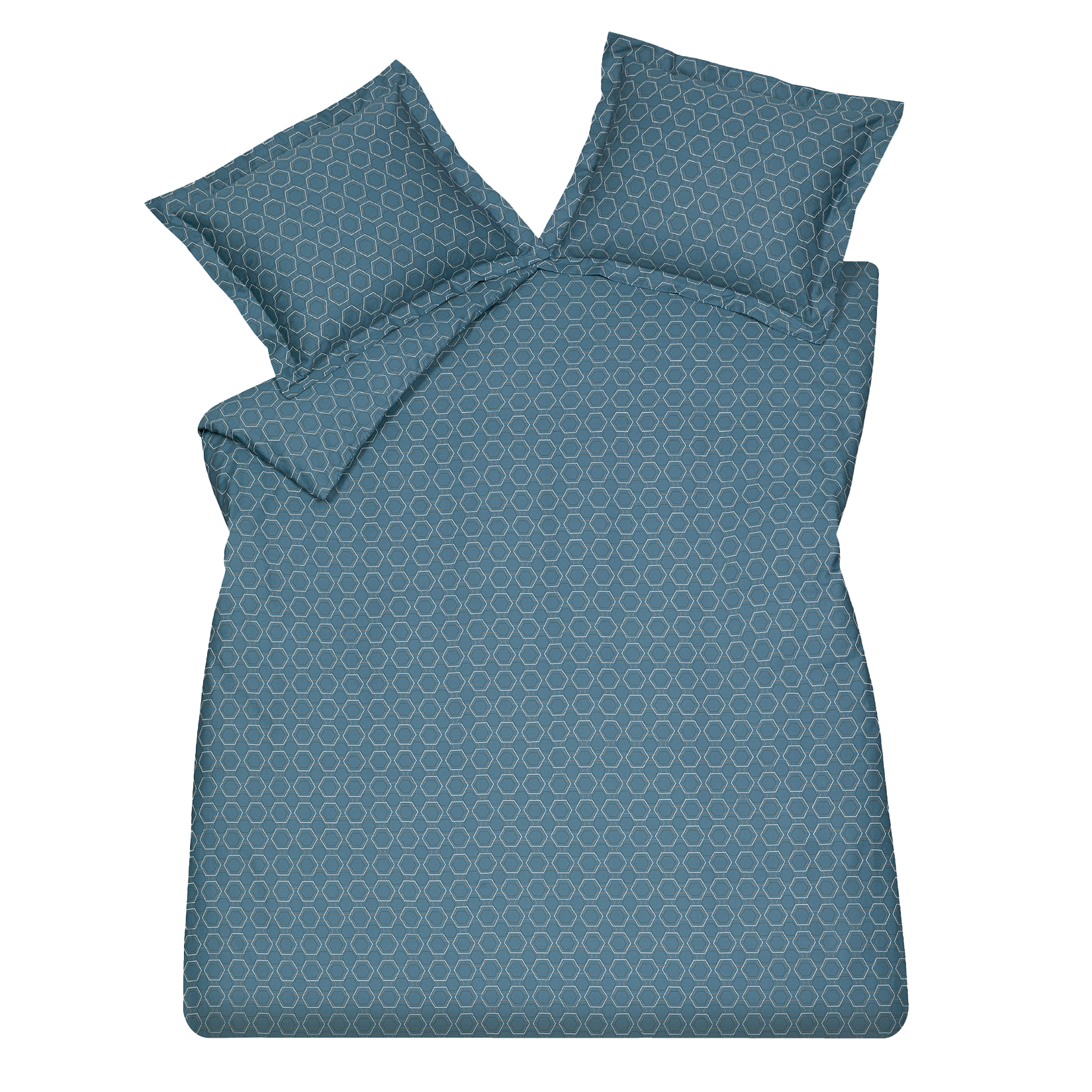 HEXAGON dekbedovertrek | parisian blue