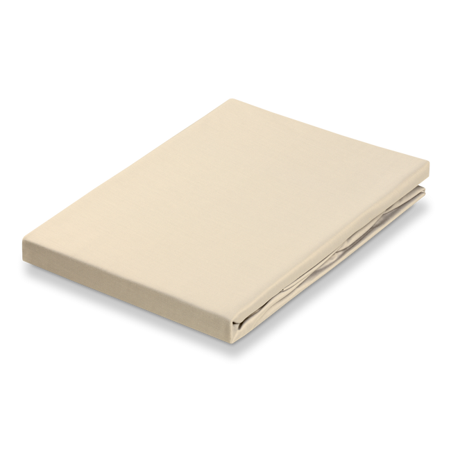 SATIJN hoeslaken | cream