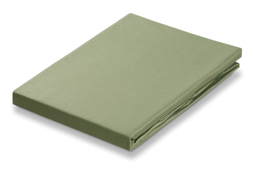 SATIJN hoeslaken | light olive