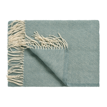 HOME BENEVENTO plaid | pearl blue