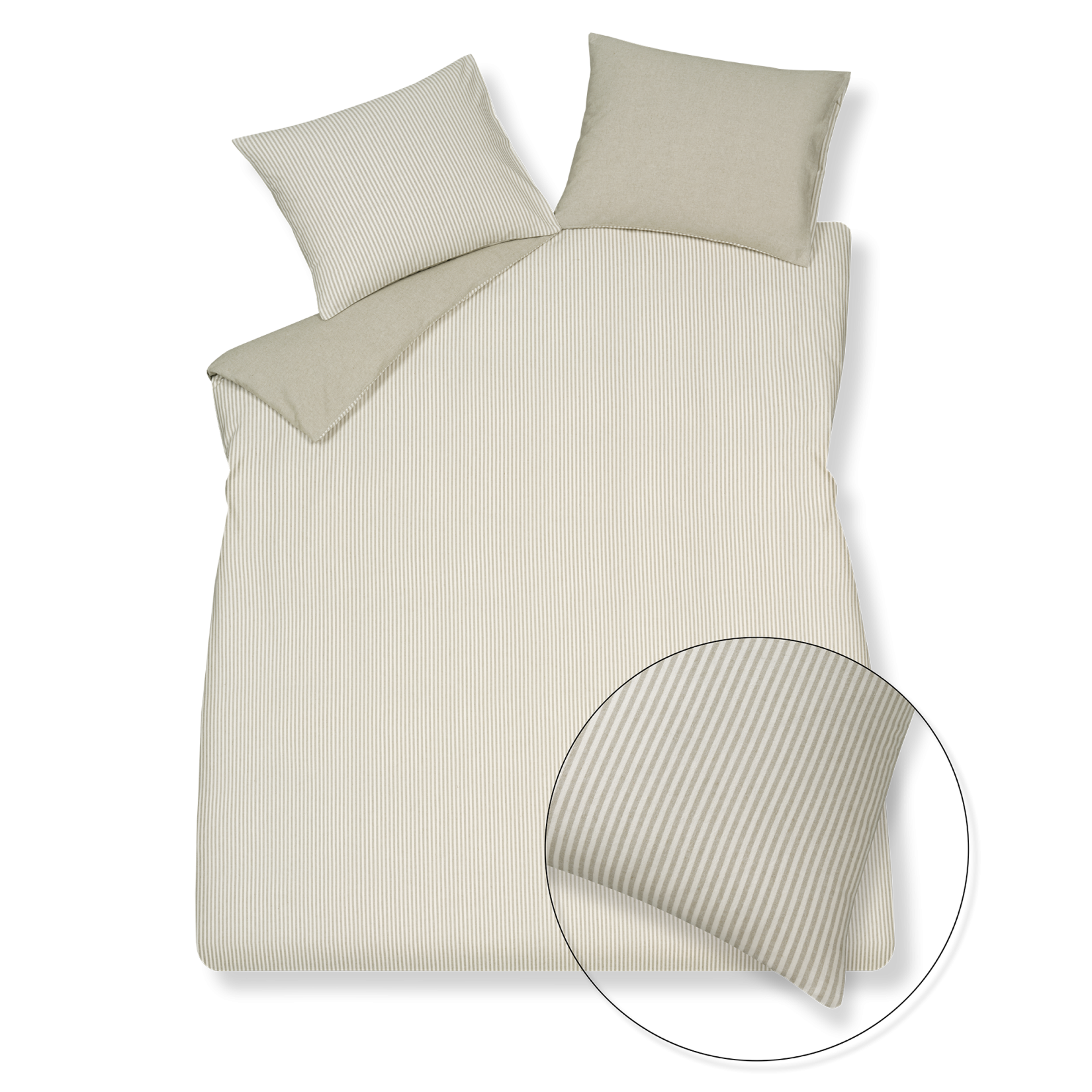 HOME SALERNO dekbedovertrekset | sage green