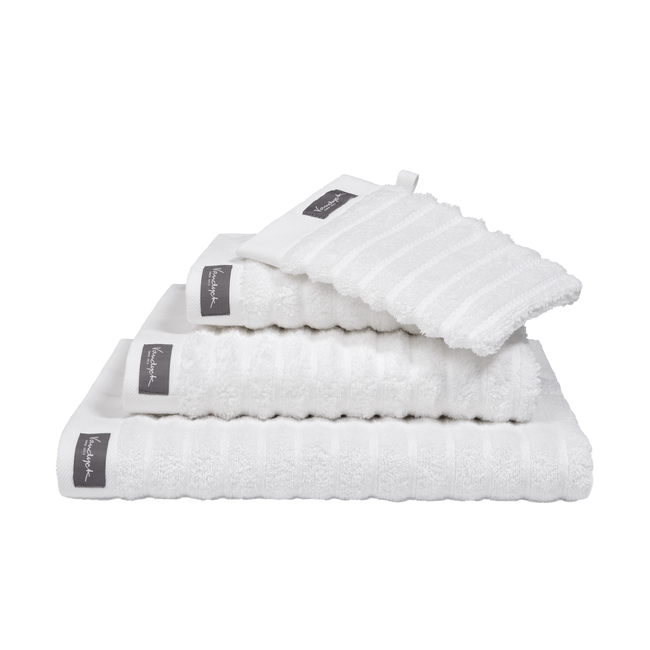 HOME TOWEL WAVE | white