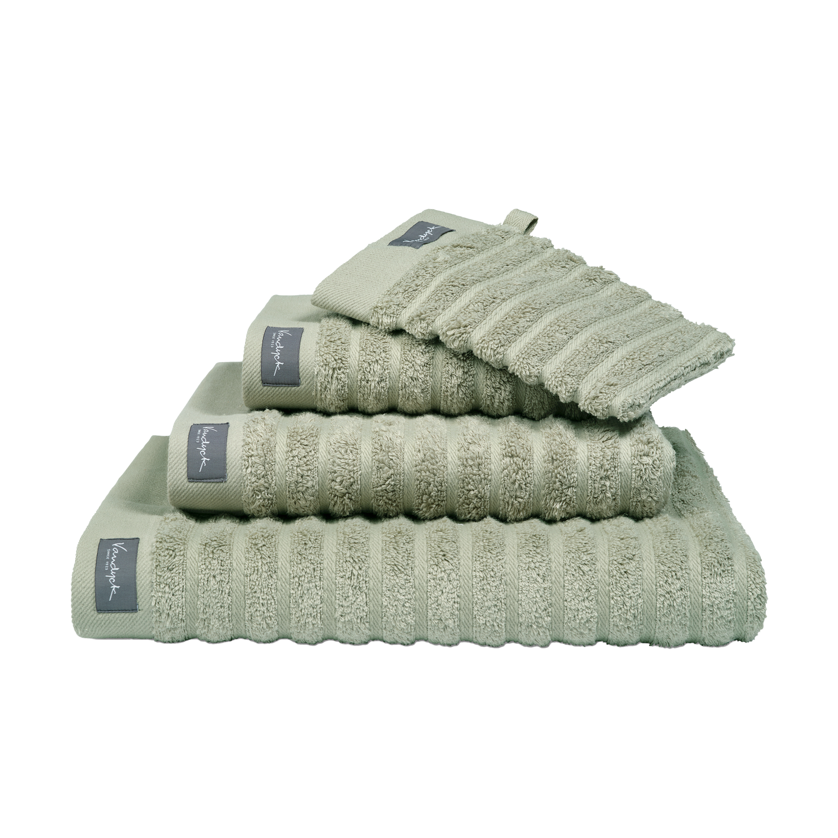 HOME TOWEL WAVE | smoke green