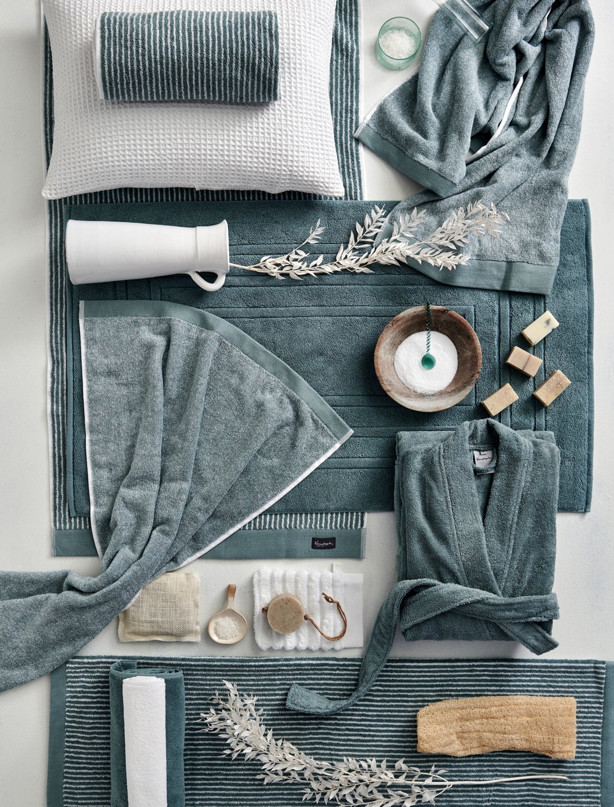 HOME UNI badlaken | pearl blue