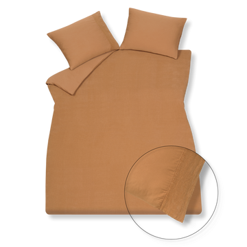 PURE 07 dekbedovertrek | cognac PURE 07 dekbedovertrek | cognac