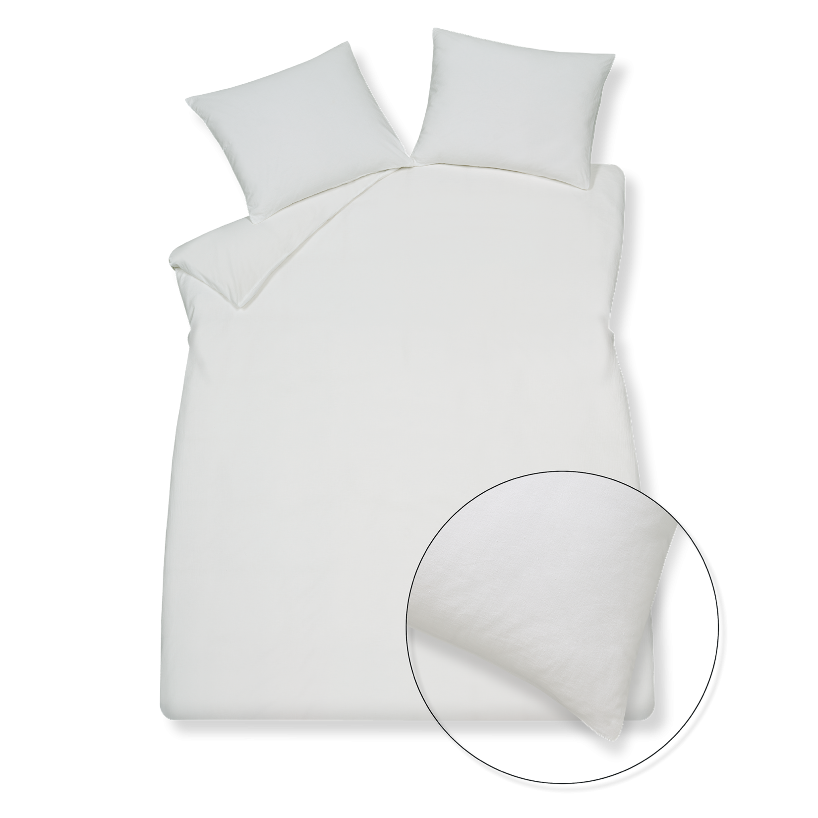 PURE 66 dekbedovertrek | offwhite