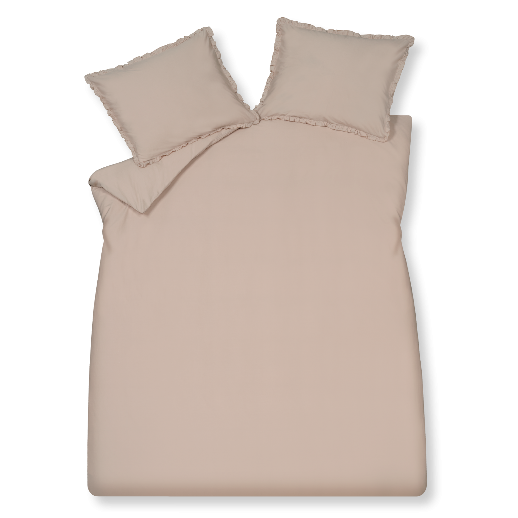 NOUS Living katoenen ruffle dekbedovertrek 2-persoons (200x200 cm NOUS Living katoenen ruffle dekbedovertrek 2-persoons (200x200 cm
