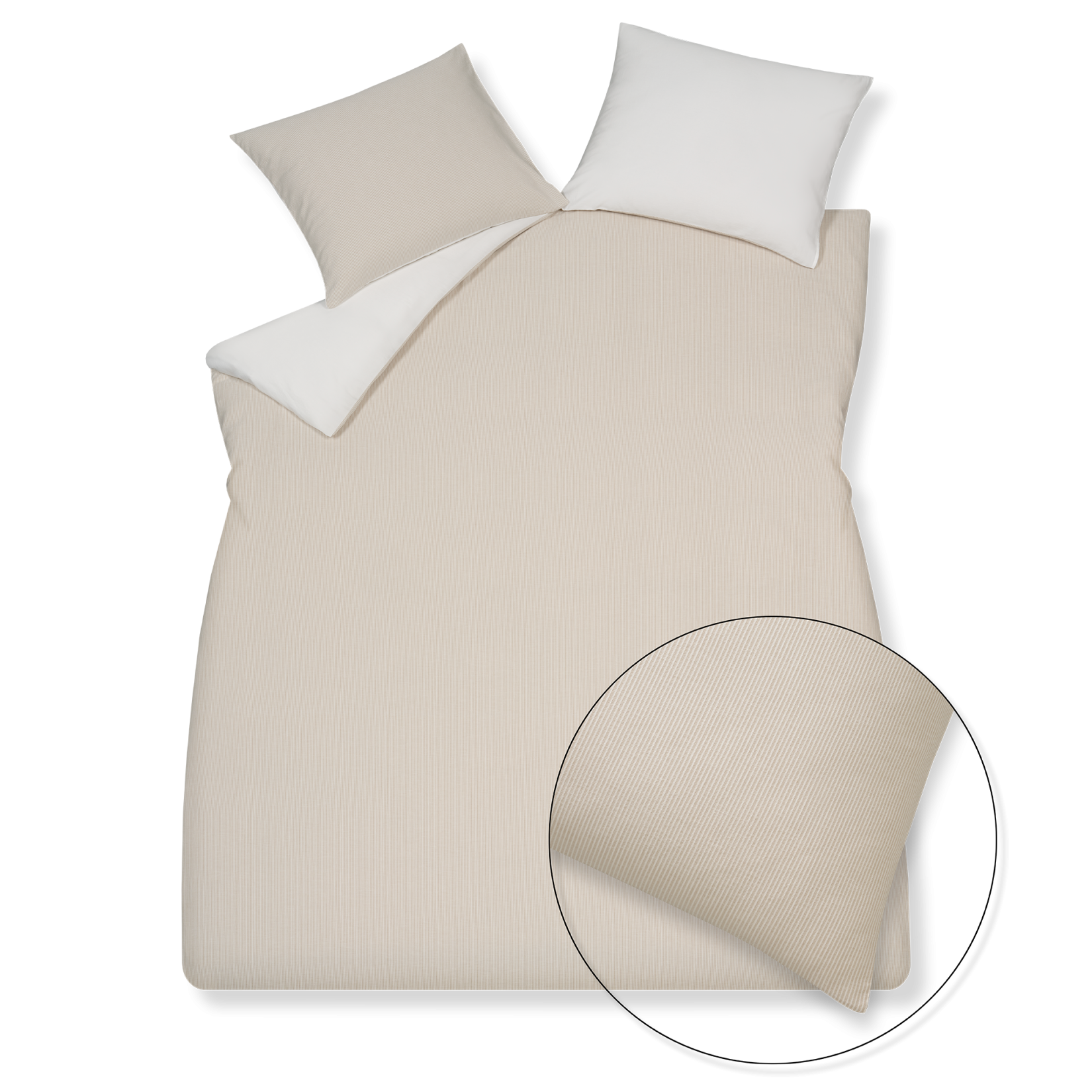 PURE 89 XL dekbedovertrekset | stone