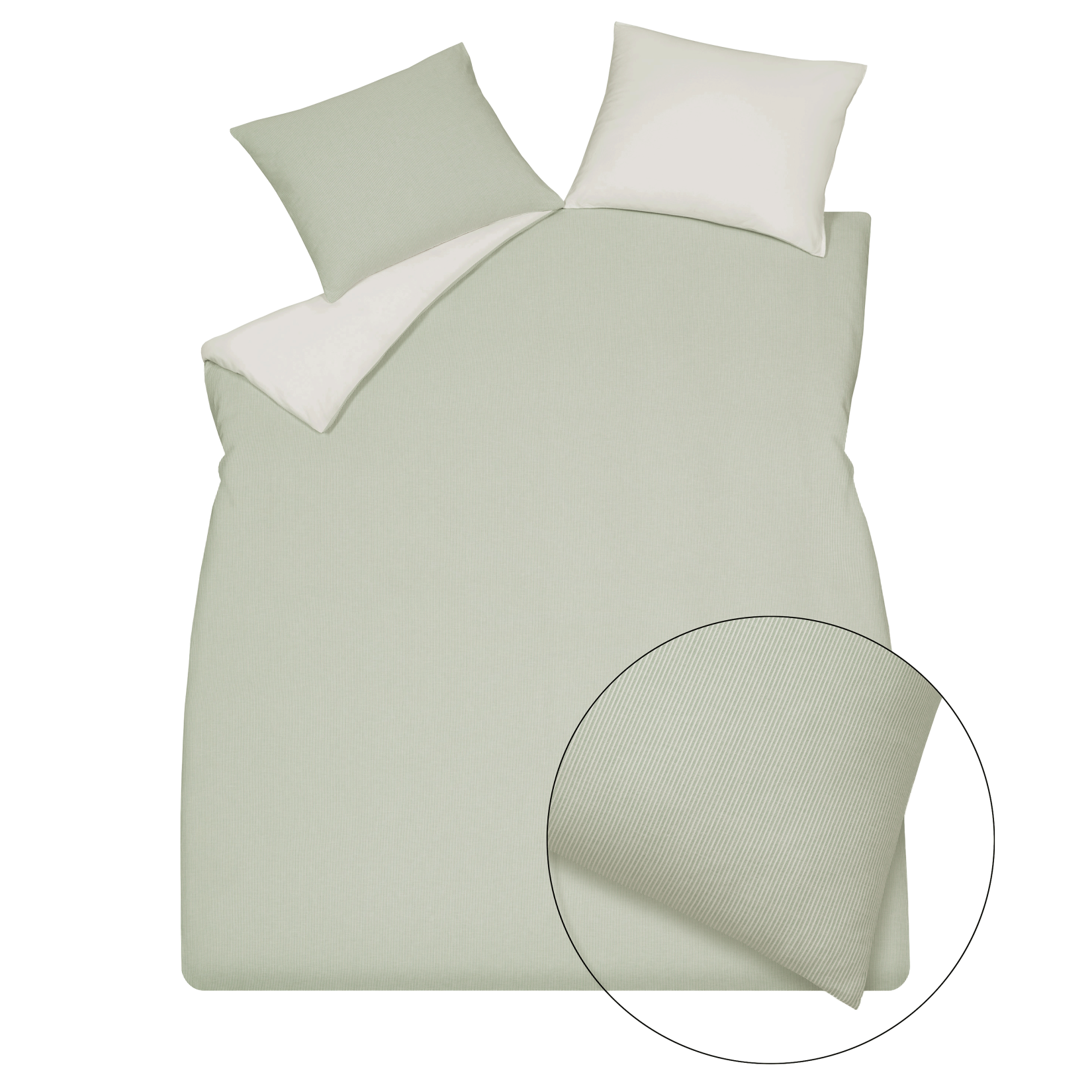 PURE 89 dekbedovetrekset | smoke green