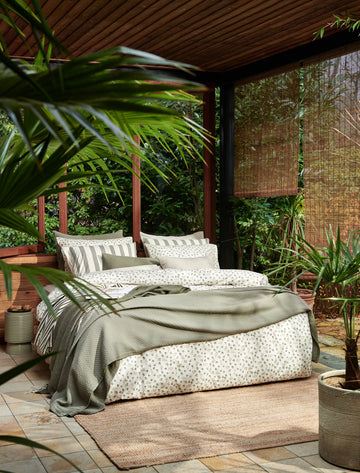 PURE 89 dekbedovetrekset | smoke green PURE 89 dekbedovetrekset | smoke green