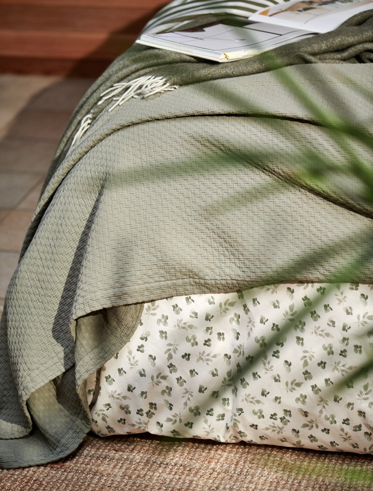 PURE 89 dekbedovetrekset | smoke green