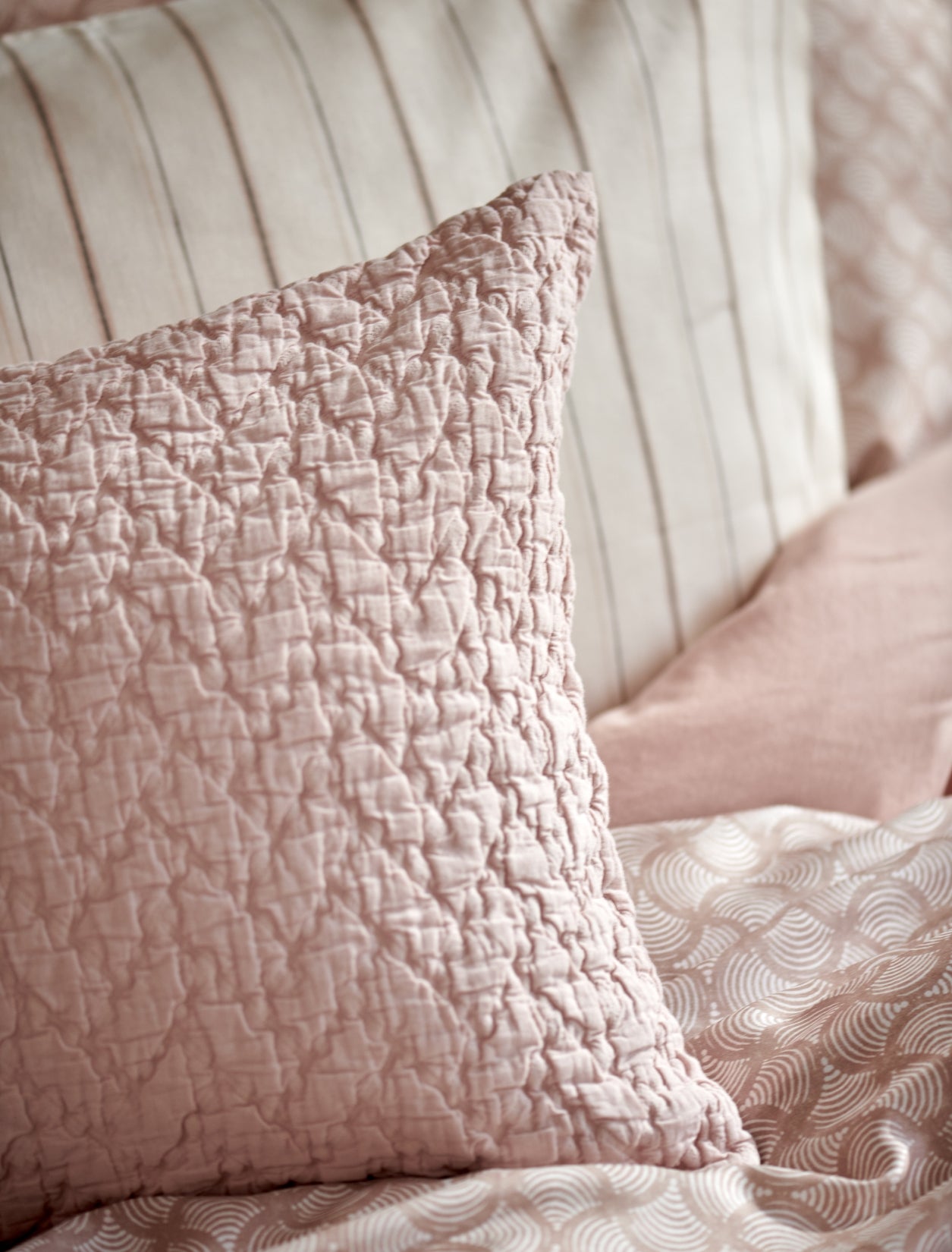 PURE AURA dekbedovertrekset | blush