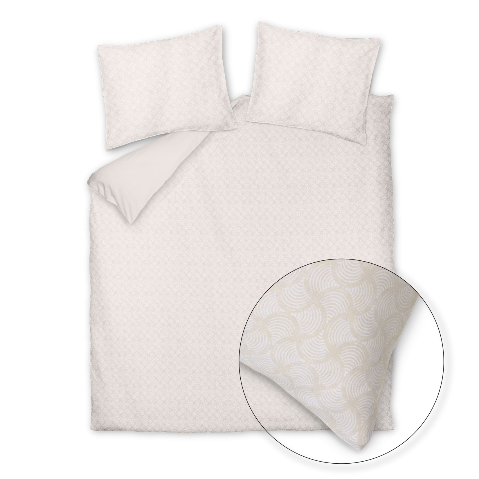 PURE AURA XL dekbedovertrekset | stone