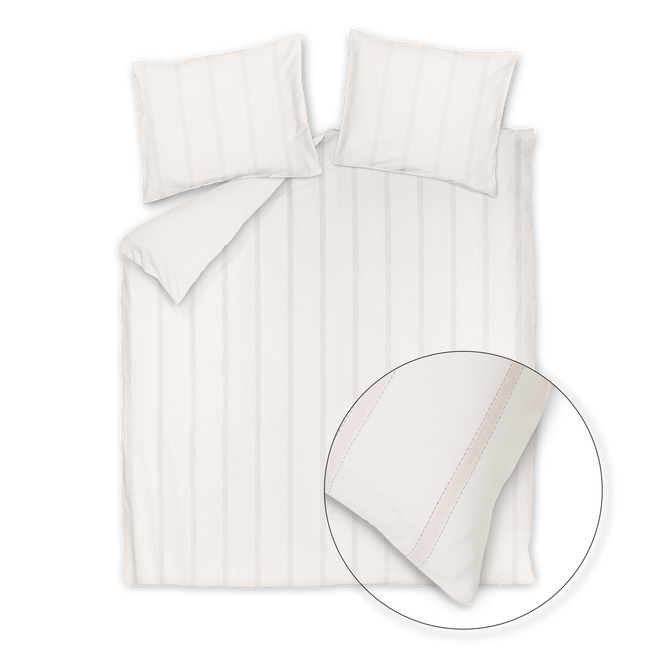 PURE HORIZON XL dekbedovertrekset | offwhite