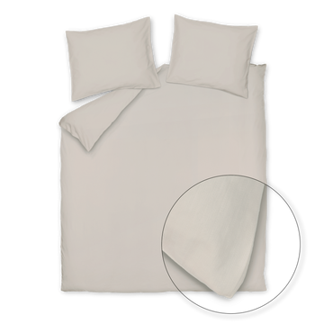 PURE SERENE XL dekbedovertrekset | stone PURE SERENE XL dekbedovertrekset | stone
