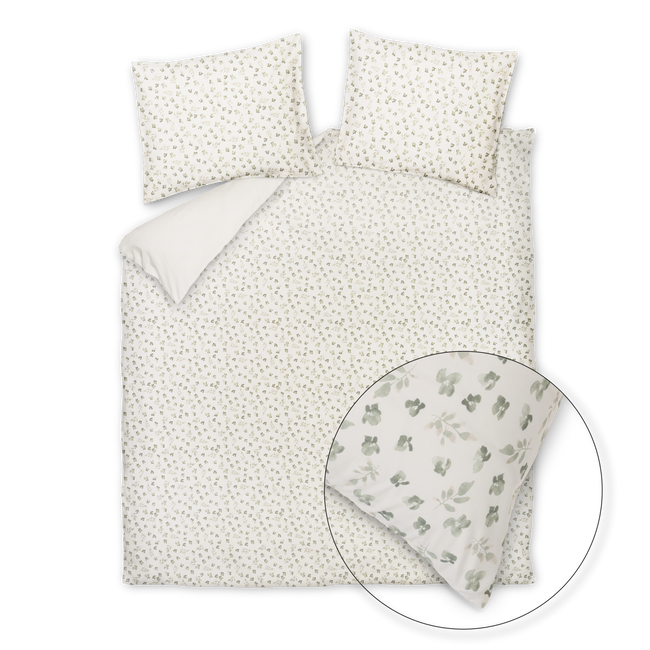 PURE 98 XL dekbedovertrekset | salie