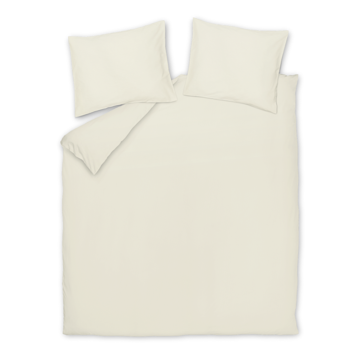 PURE FLOW XL dekbedovertrekset | cream tan