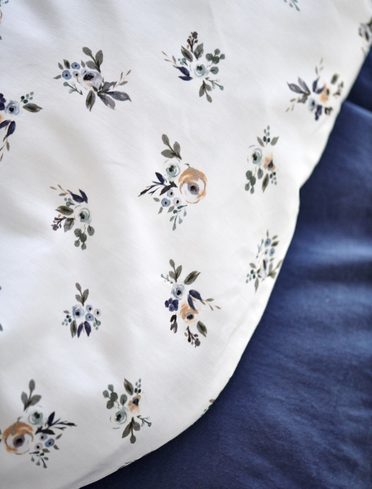 PURE ROSE dekbedovertrekset | blue ink