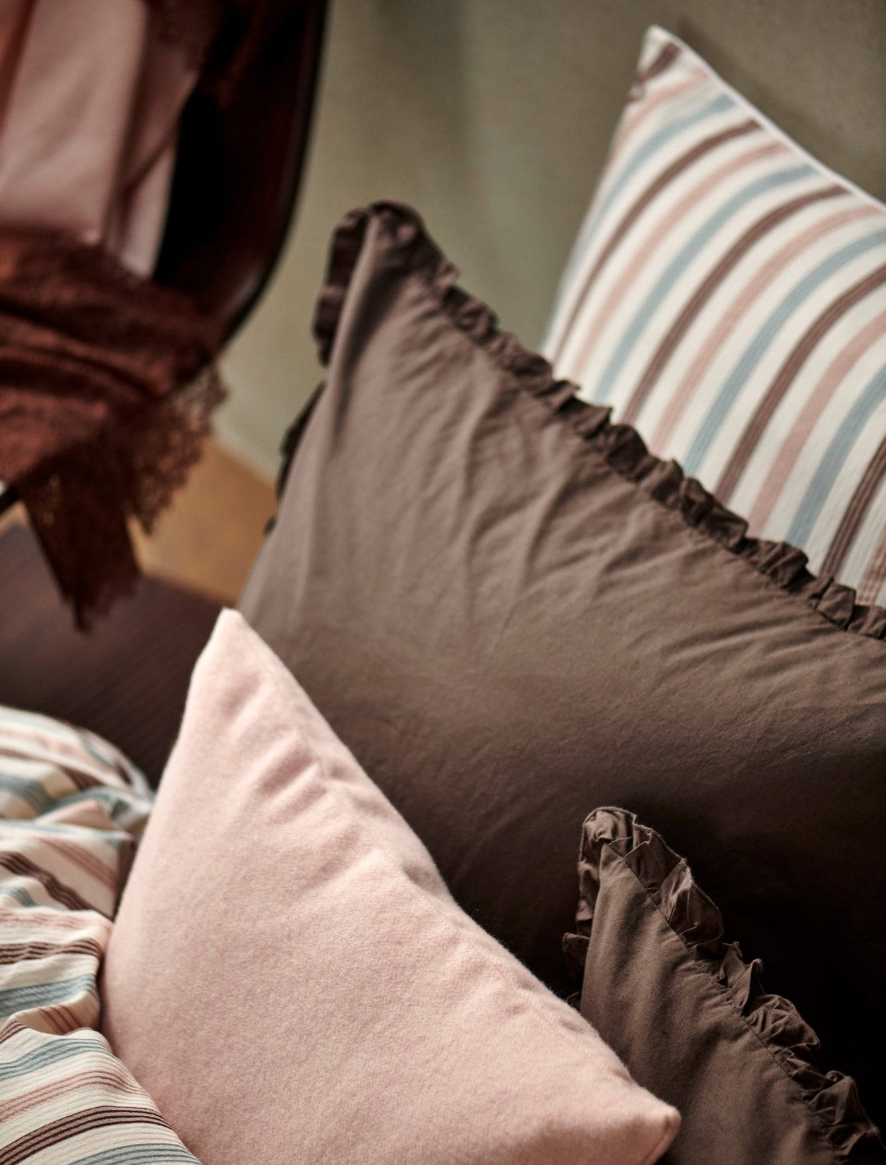 PURE 83 dekbedovertrekset | dark truffle