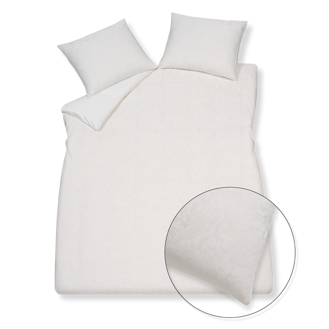 PURITY LUCCA dekbedovertrek XL | offwhite