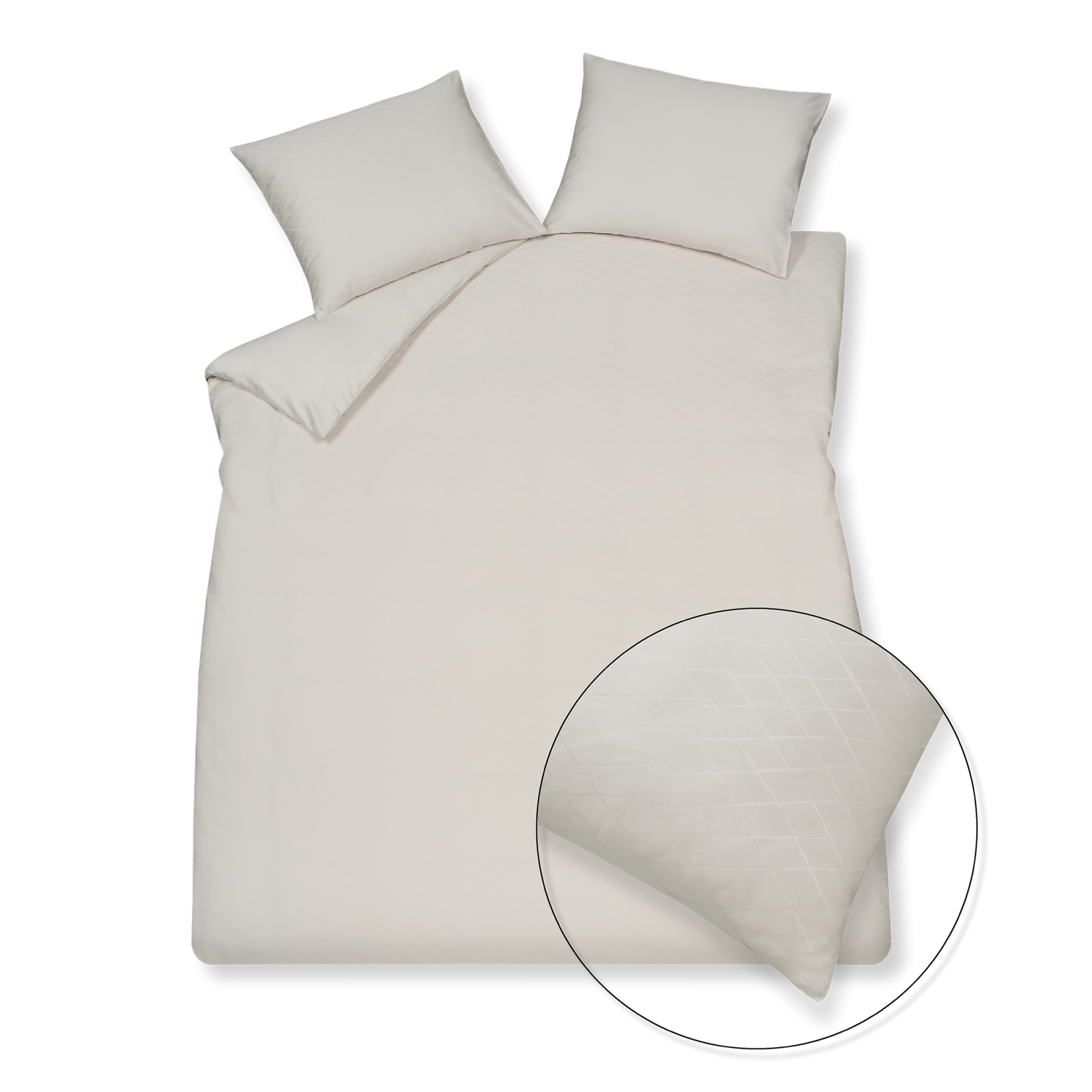 PURITY MONACO dekbedovertrek | cream tan