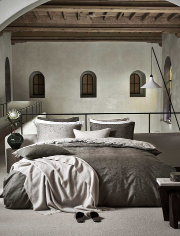 PURITY SANREMO XL dekbedovertrekset | thyme