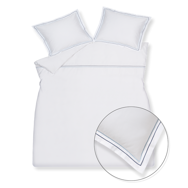 PURITY NAPELS XL dekbedovertrekset | dusty blue