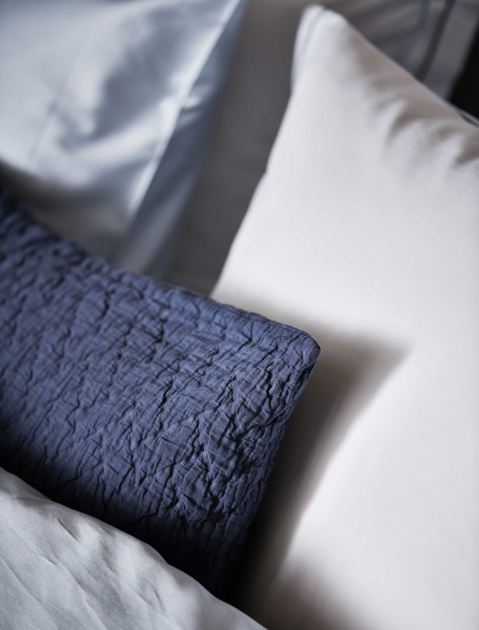PURITY NAPELS XL dekbedovertrekset | dusty blue