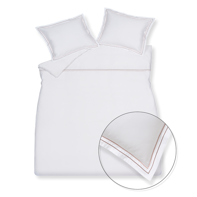 PURITY NAPELS XL dekbedovertrekset | rosewood
