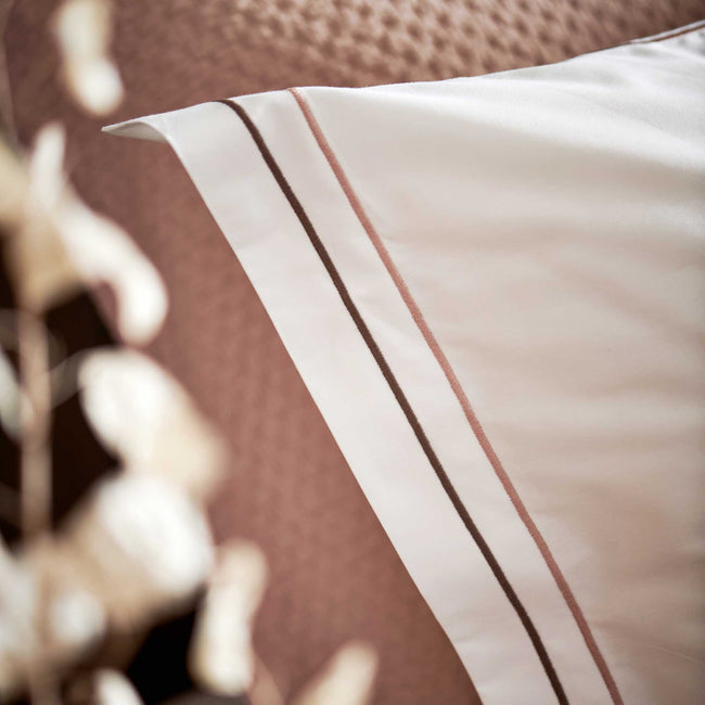 PURITY NAPELS XL dekbedovertrekset | rosewood