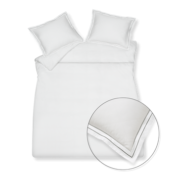 PURITY NAPELS dekbedovertrek XL | off black