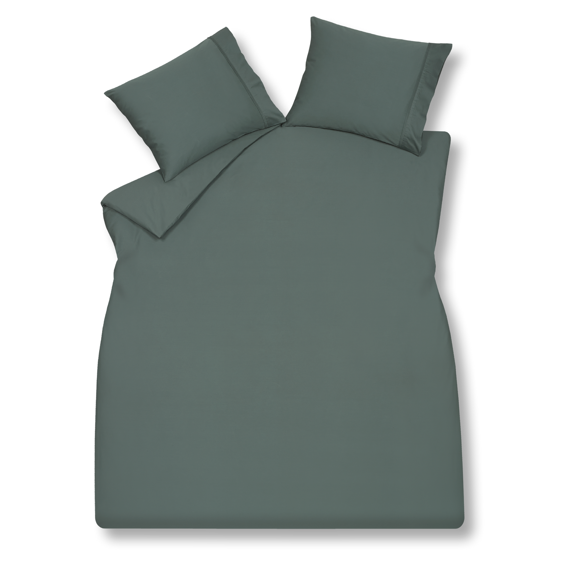PURE 07 dekbedovertrek XL | dark green
