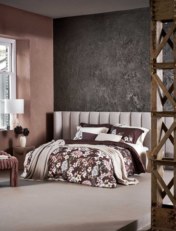 ROSALIE dekbedovertrekset | rosewood