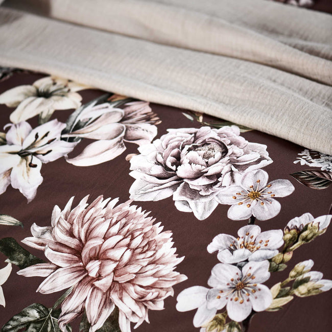 ROSALIE dekbedovertrekset | rosewood