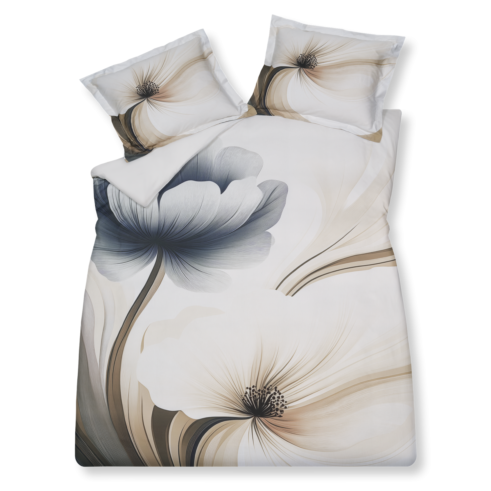 SAFFIRA dekbedovertrekset | cream tan
