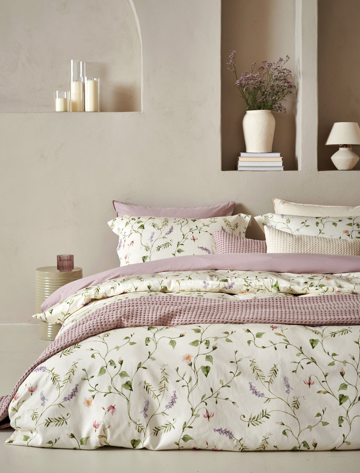 VIRELLA dekbedovertrekset | cream tan