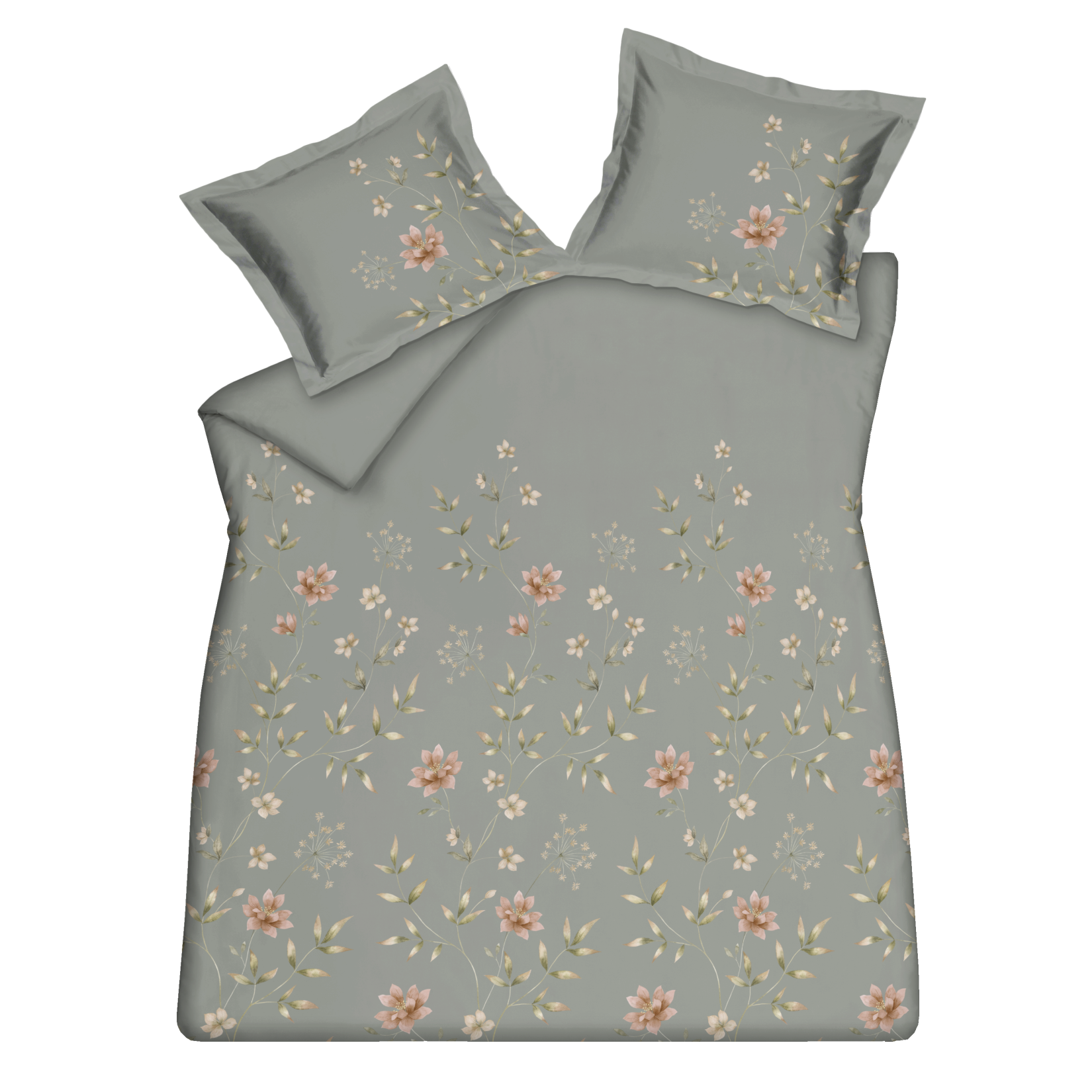 FLEURINE dekbedovertrekset | thyme