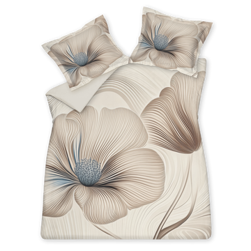 ROYAL GARDEN XL dekbedovertrekset | cream tan