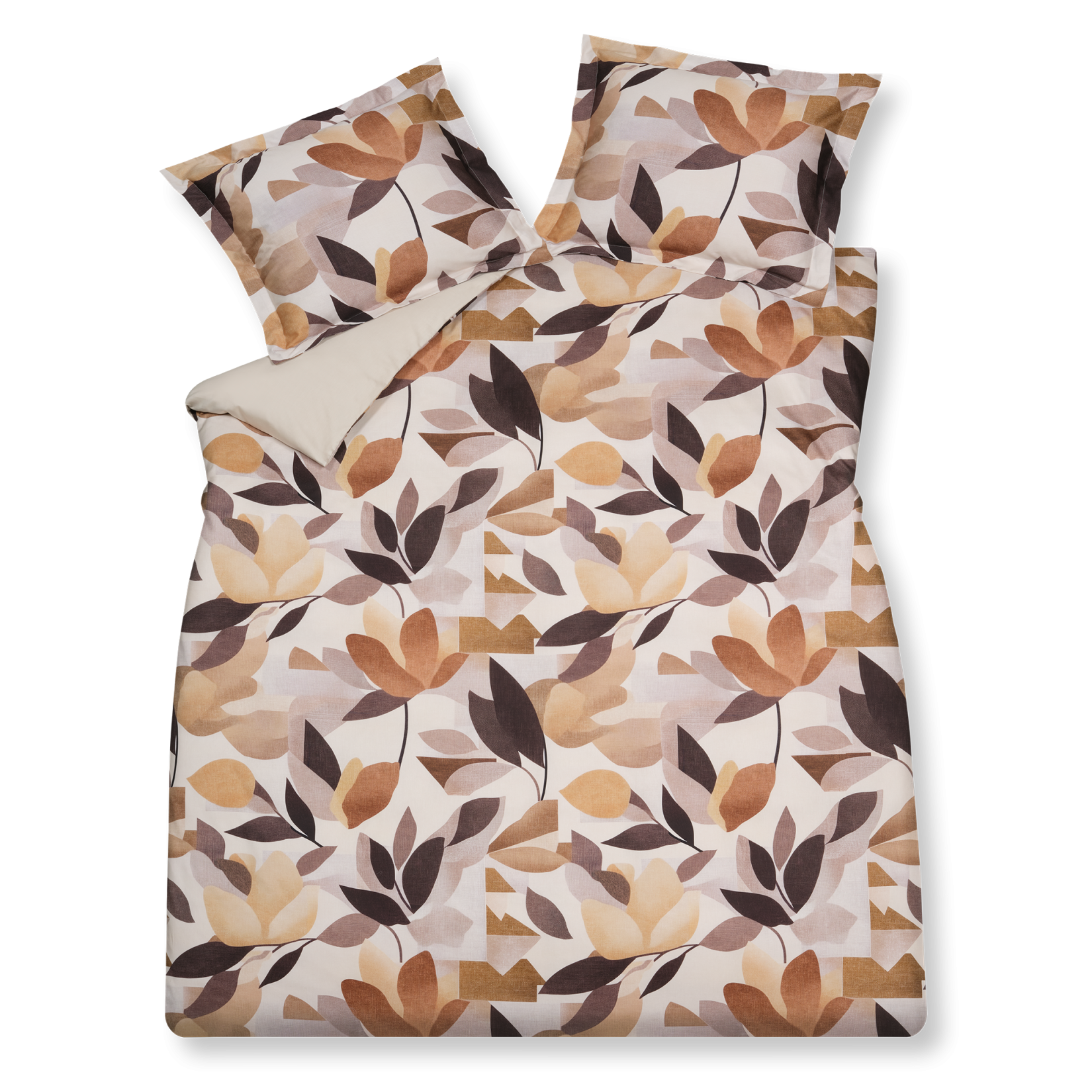 AUTUMN FERN dekbedovertrekset | taupe