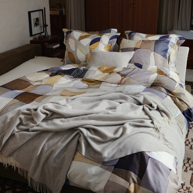 LEAFCODE dekbedovertrekset | pistache