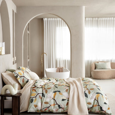 TWIGGY dekbedovertrekset | pistache