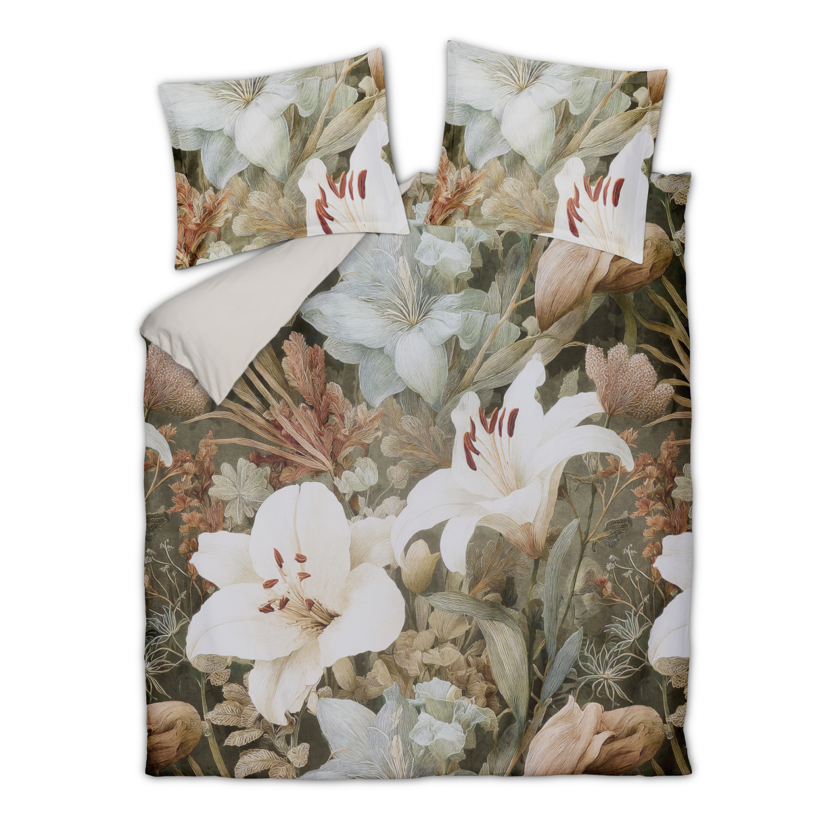FLORALUXE dekbedovertrekset | thyme