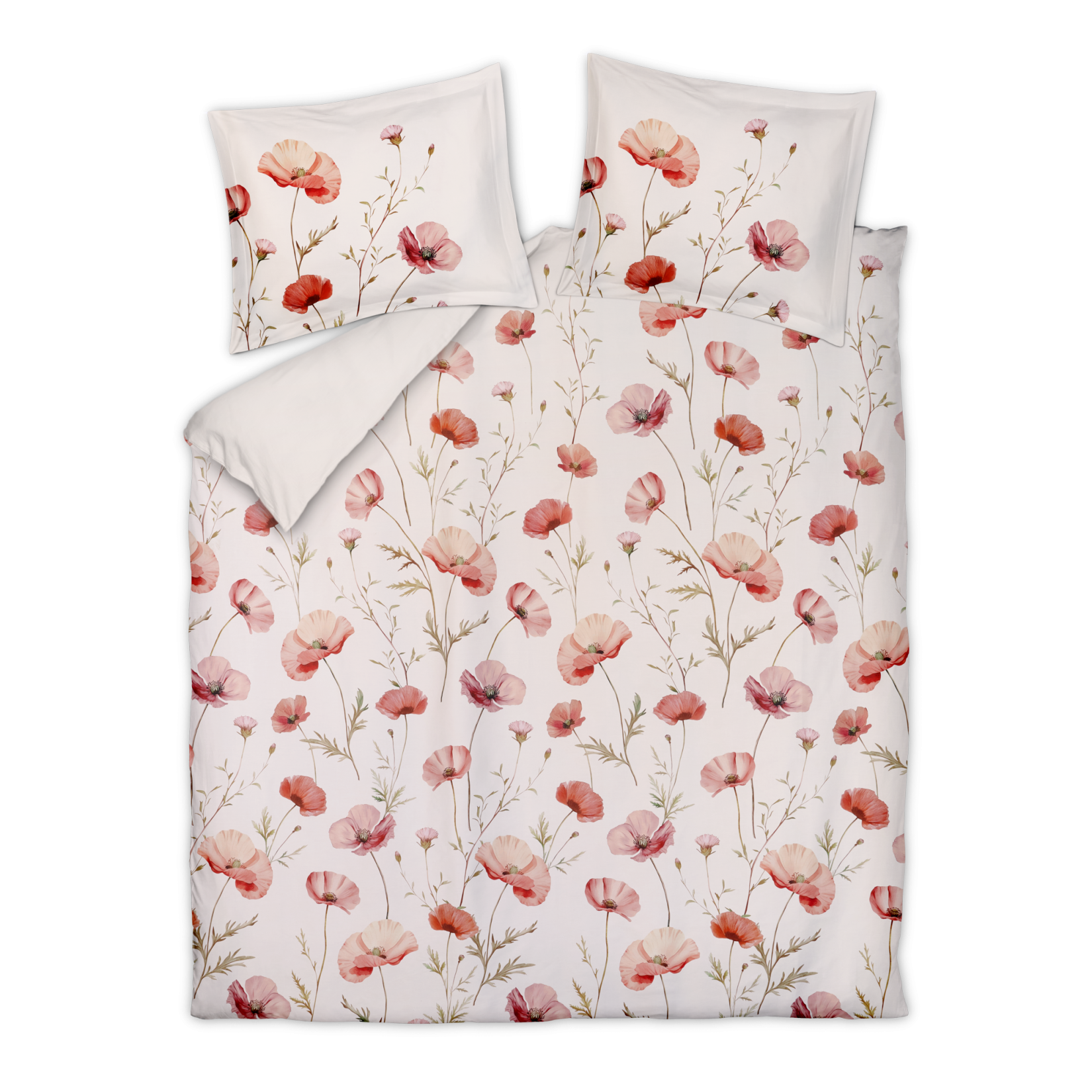POPPY FIELDS XL dekbedovertrekset | cream tan