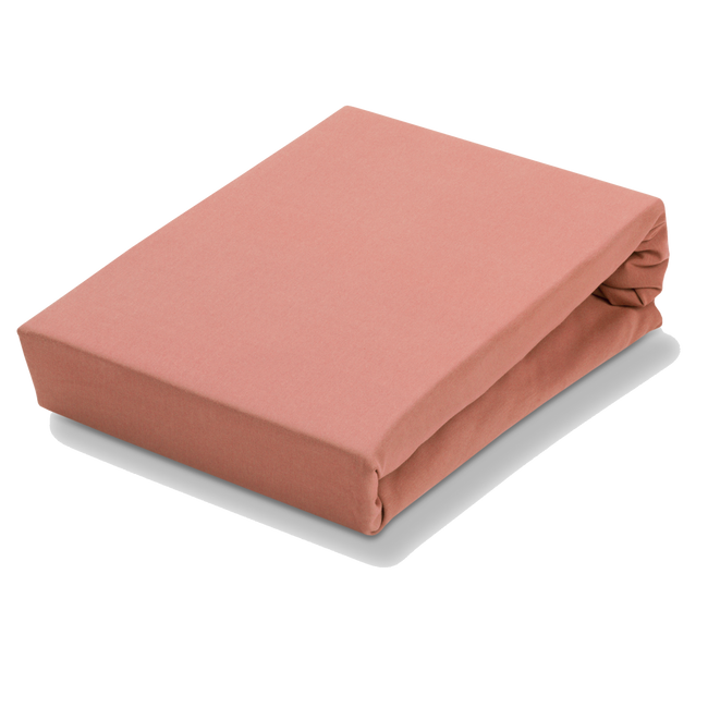 JERSEY SOFT topper hoeslaken | brick dust