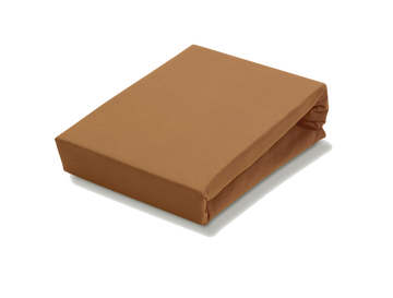 JERSEY SUPREME topper hoeslaken | cognac