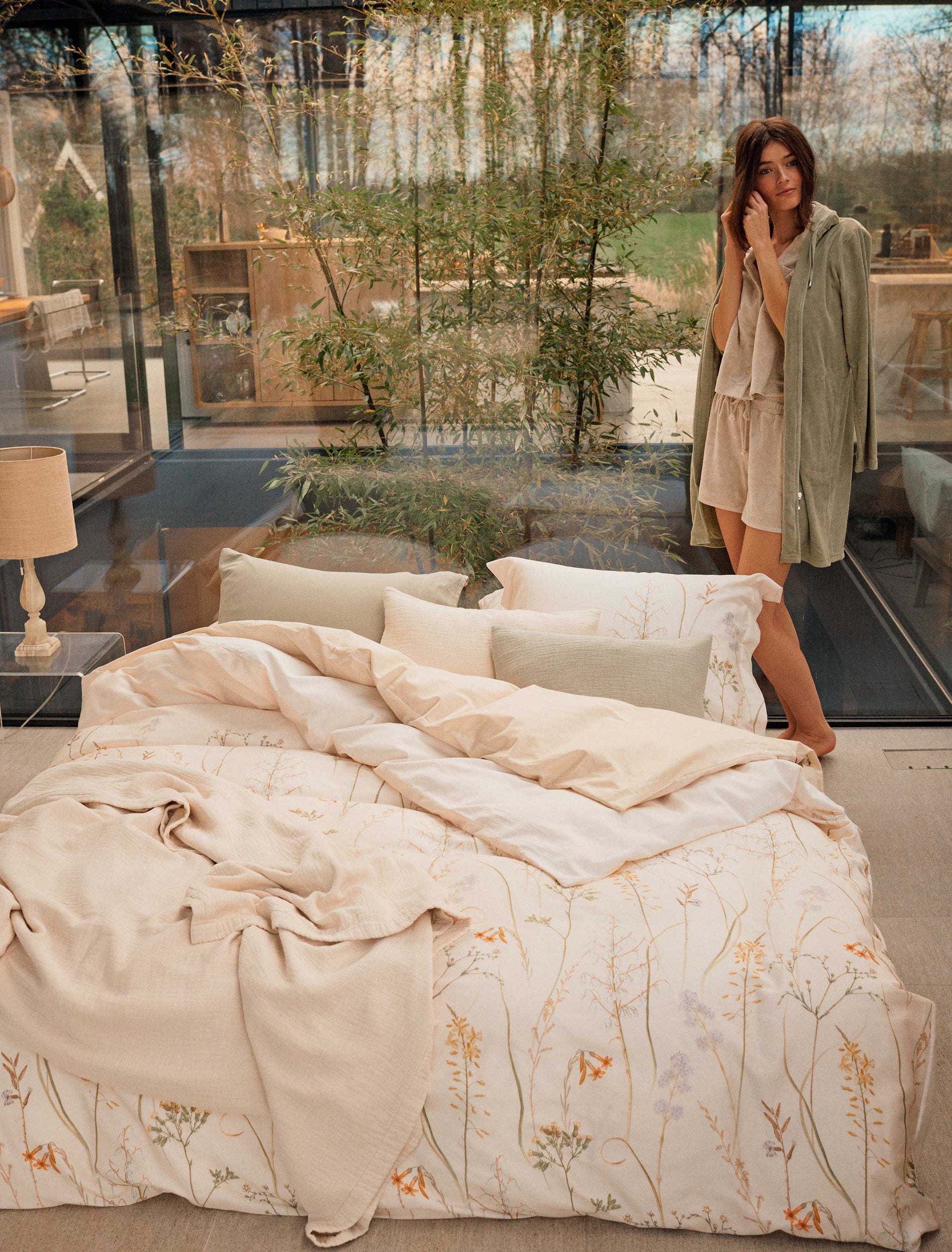 SOOTHING DREAMS dekbedovertrekset | sand