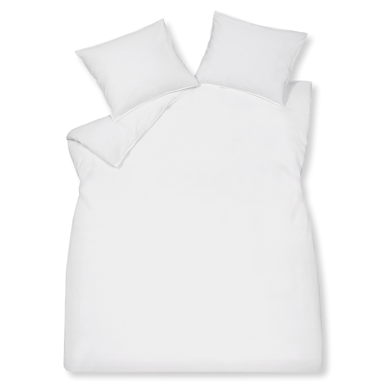 WASHED COTTON dekbedovertrek XL | white